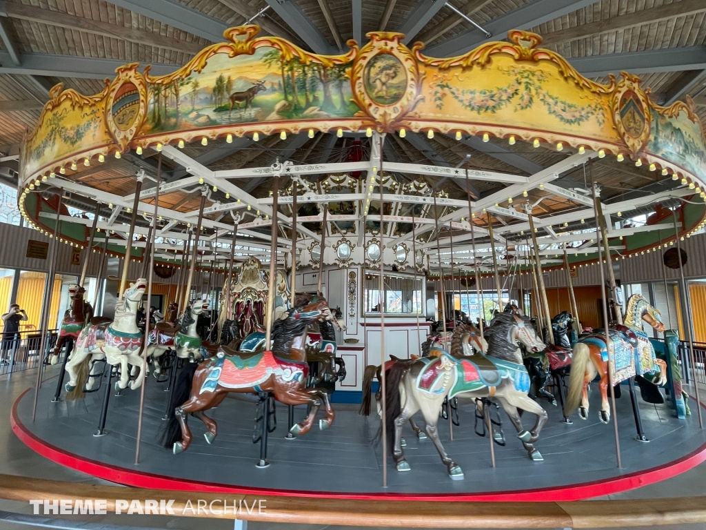 Carousel at Deno's Wonder Wheel Amusement Park