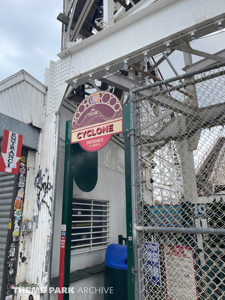 Cyclone at Deno's Wonder Wheel Amusement Park