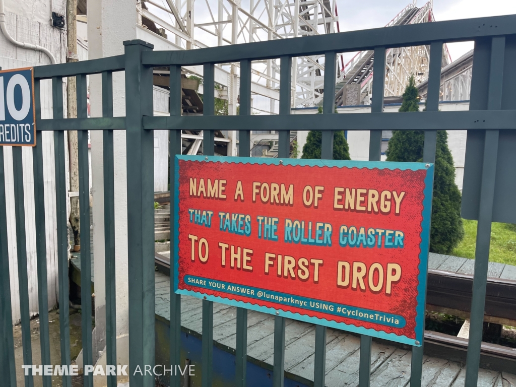 Cyclone at Deno's Wonder Wheel Amusement Park