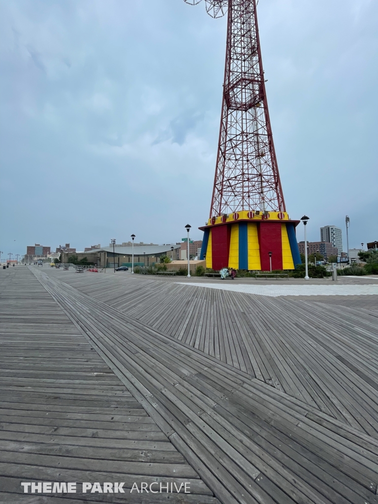 Boardwalk at Deno's Wonder Wheel Amusement Park