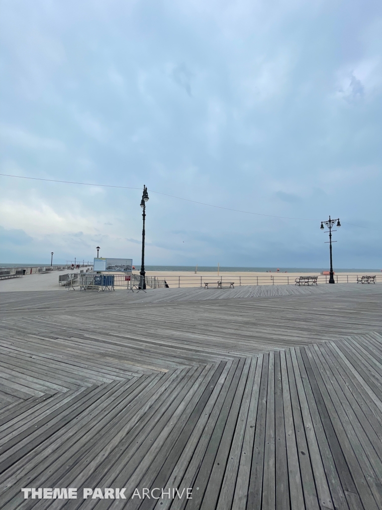 Boardwalk at Deno's Wonder Wheel Amusement Park