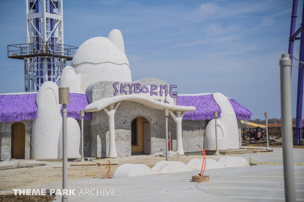 Skyborne Drop Tower at Lost Island