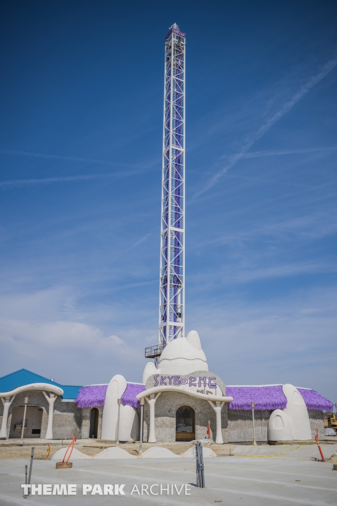 Skyborne Drop Tower at Lost Island