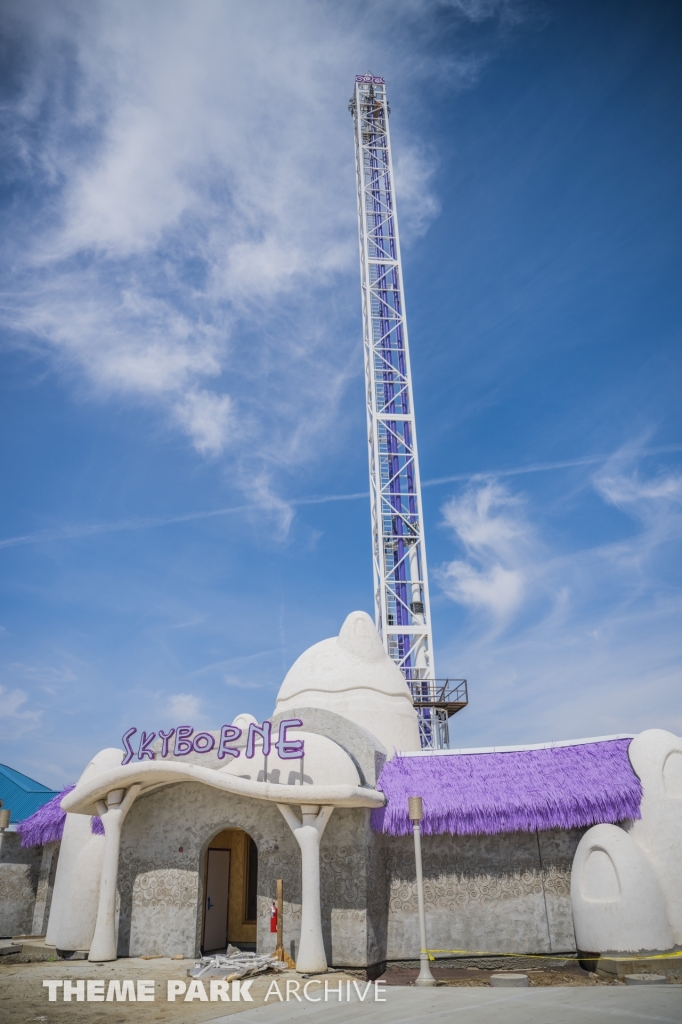 Skyborne Drop Tower at Lost Island