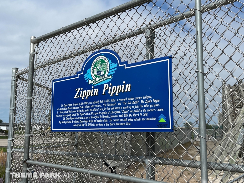 Zippin Pippin at Bay Beach Amusement Park