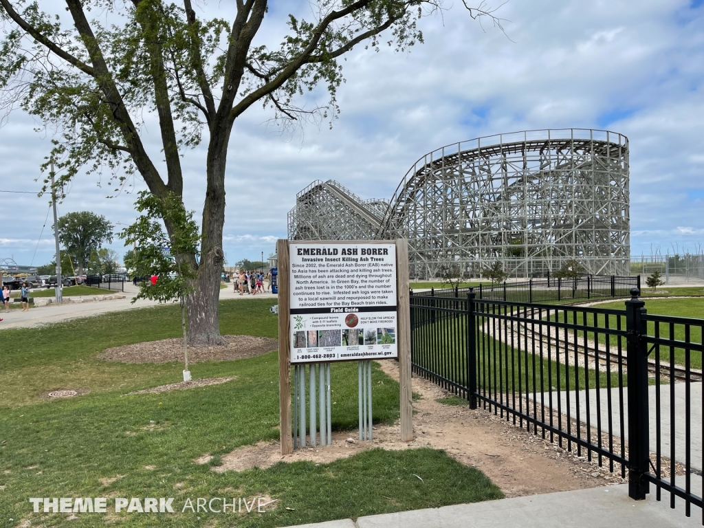 Zippin Pippin at Bay Beach Amusement Park