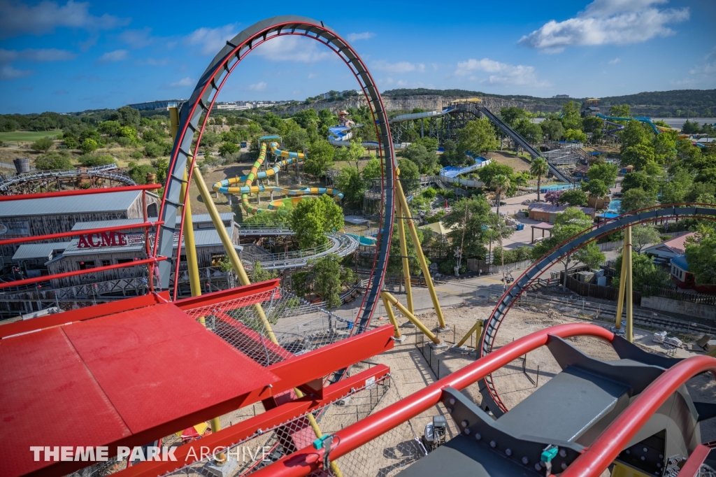 Dr. Diabolical's Cliffhanger at Six Flags Fiesta Texas