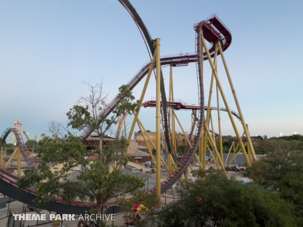 Dr. Diabolical's Cliffhanger at Six Flags Fiesta Texas