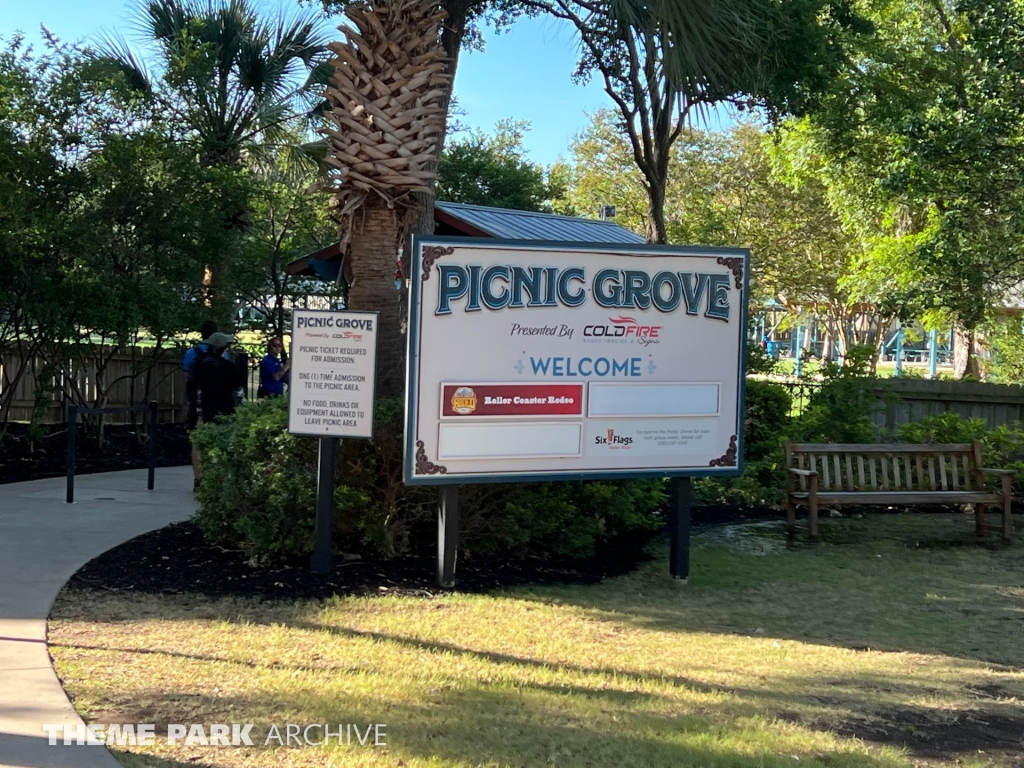 Picnic Grove at Six Flags Fiesta Texas