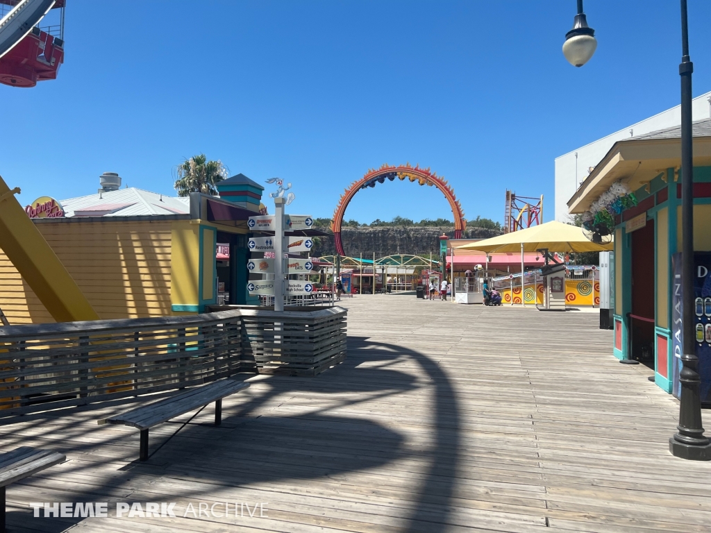 Fiesta Bay Boardwalk at Six Flags Fiesta Texas