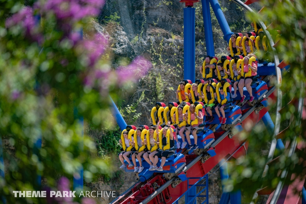 Superman Krypton Coaster at Six Flags Fiesta Texas