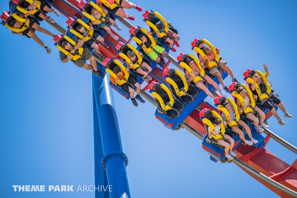 Superman Krypton Coaster at Six Flags Fiesta Texas