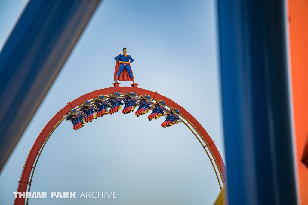 Superman Krypton Coaster at Six Flags Fiesta Texas