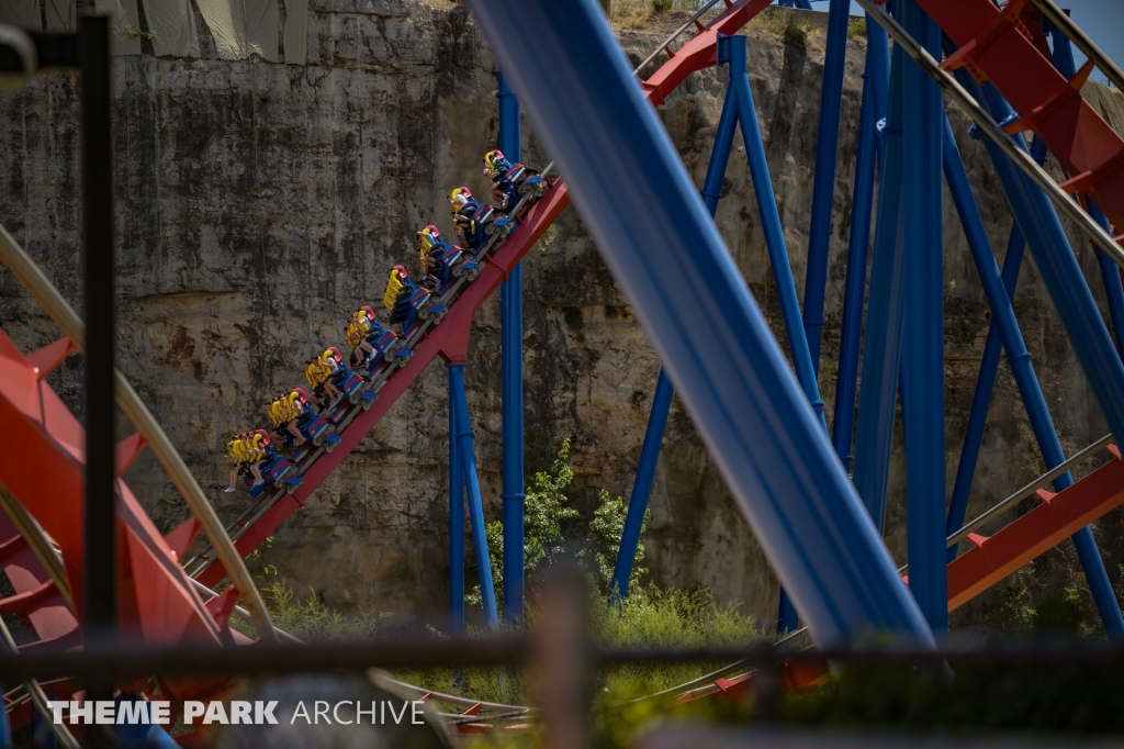 Superman Krypton Coaster at Six Flags Fiesta Texas