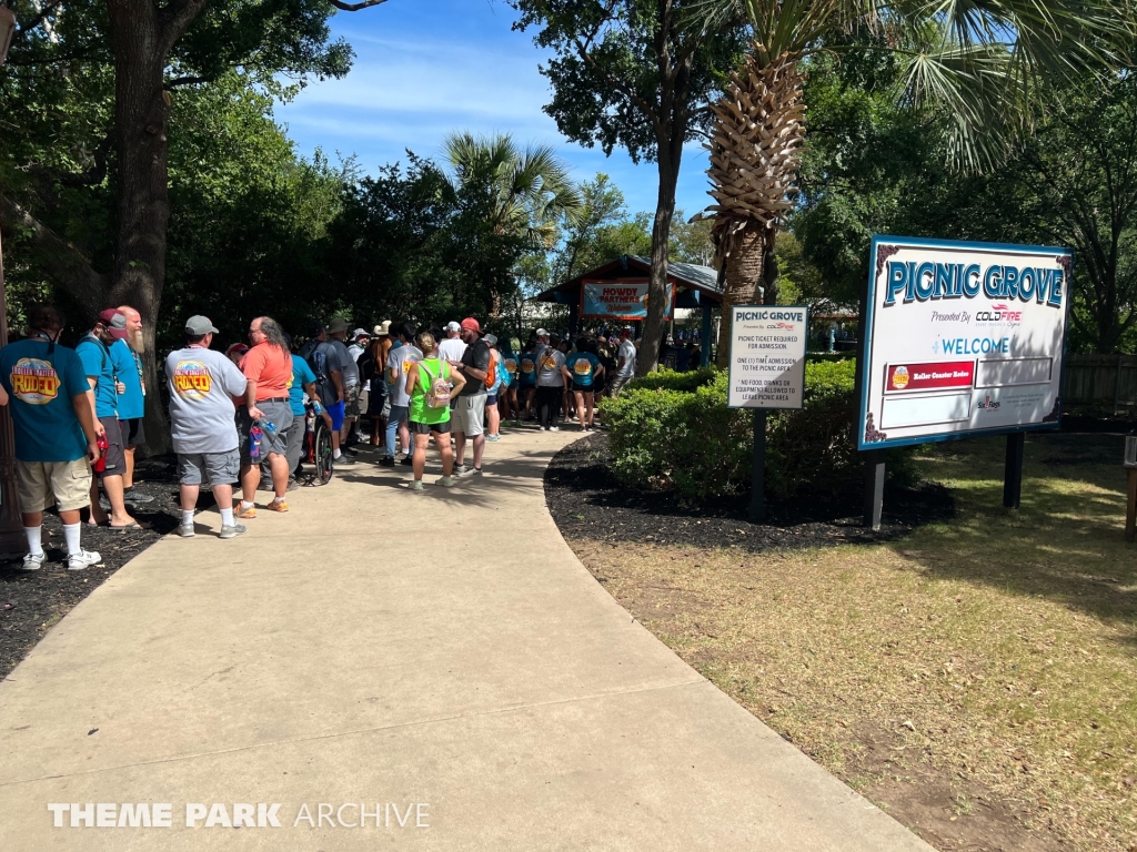 Picnic Grove at Six Flags Fiesta Texas