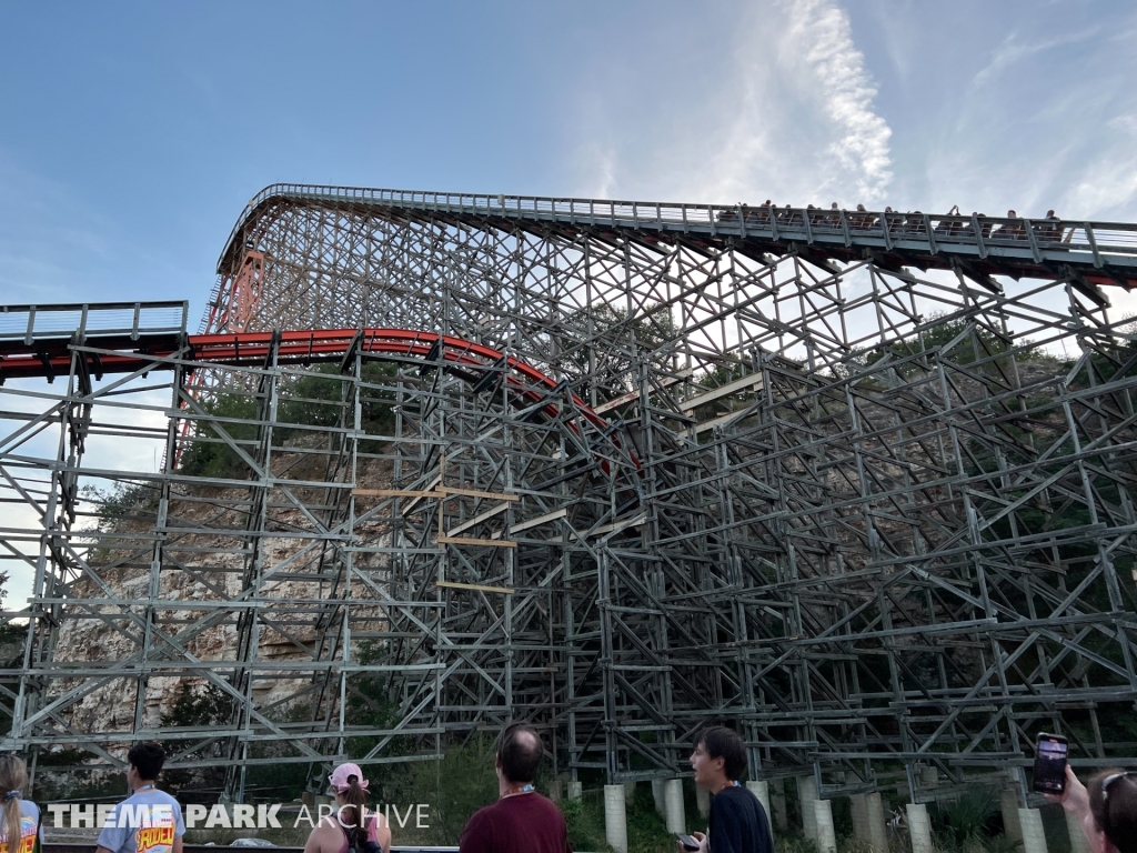 Iron Rattler at Six Flags Fiesta Texas