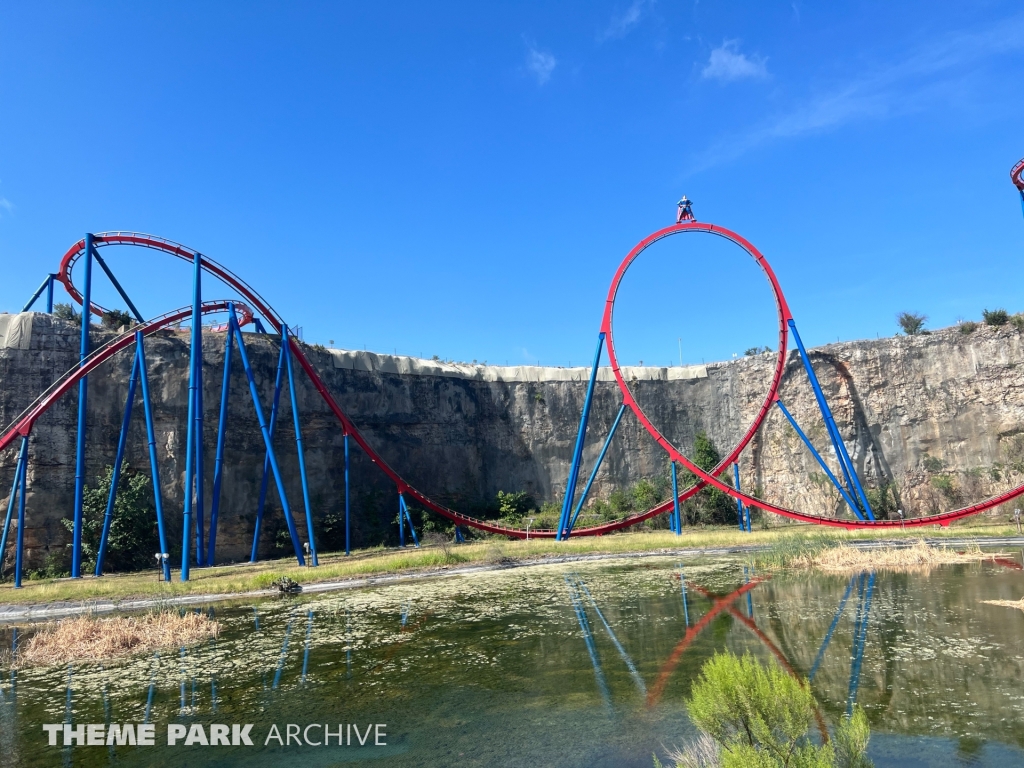 Superman Krypton Coaster at Six Flags Fiesta Texas