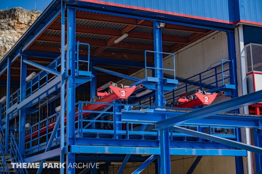 Superman Krypton Coaster at Six Flags Fiesta Texas