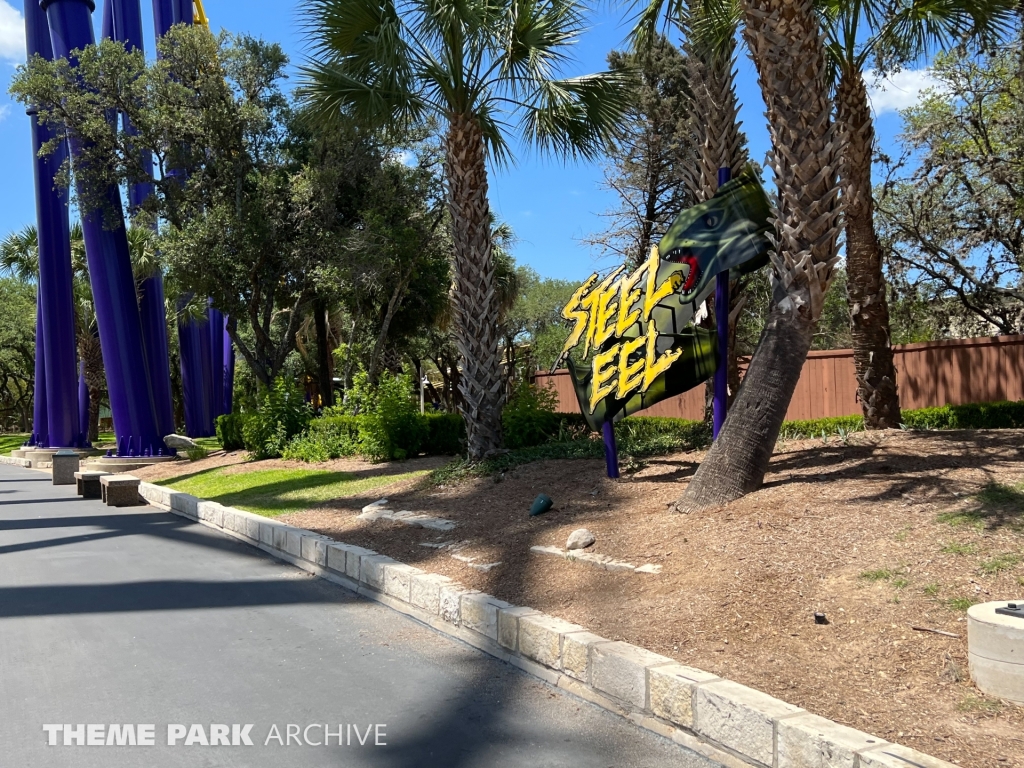 Steel Eel at SeaWorld San Antonio