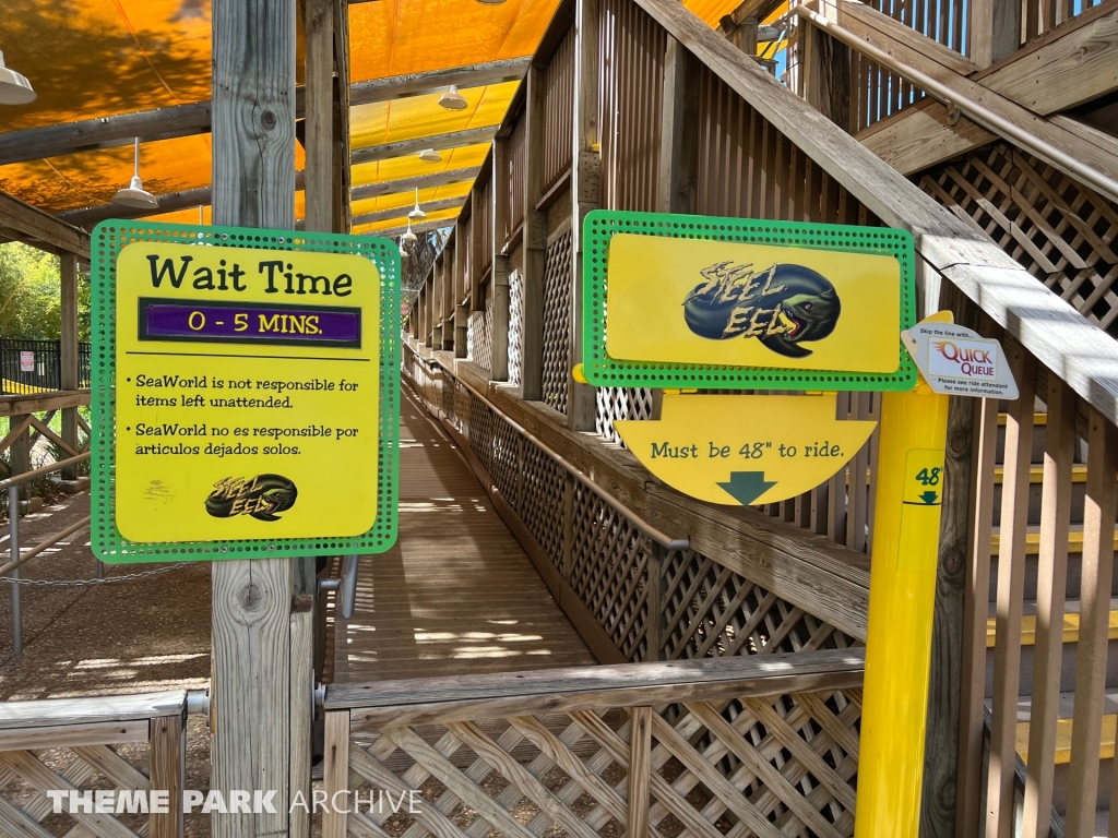 Steel Eel at SeaWorld San Antonio