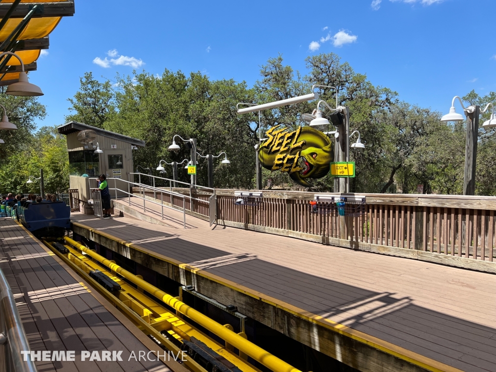 Steel Eel at SeaWorld San Antonio