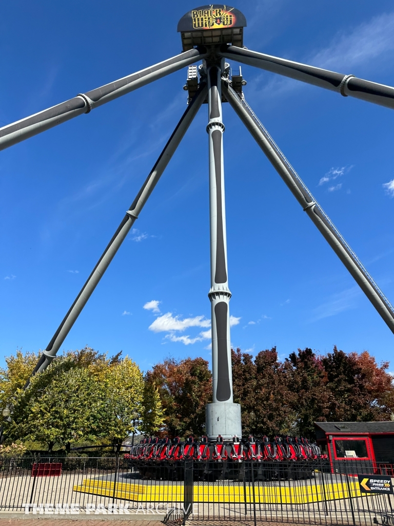 Black Widow at Kennywood Theme Park Archive