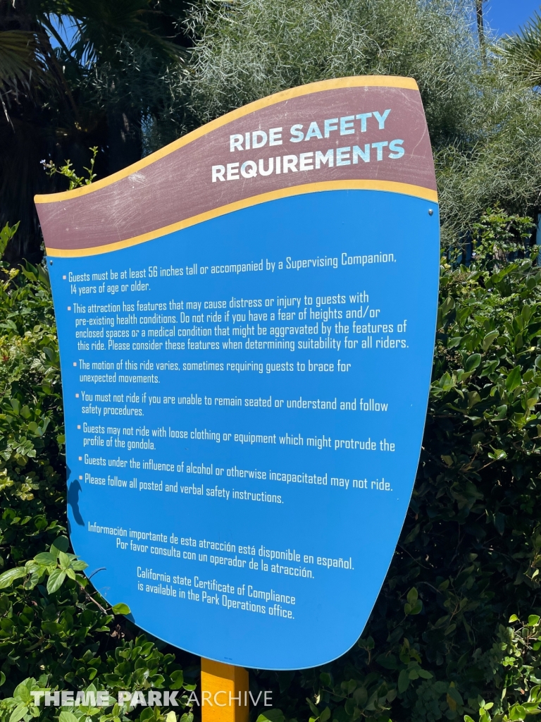 Bayside Skyride at SeaWorld San Diego