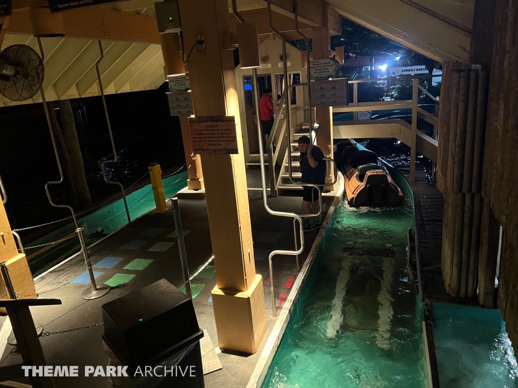 Stanley Falls Flume at Busch Gardens Tampa