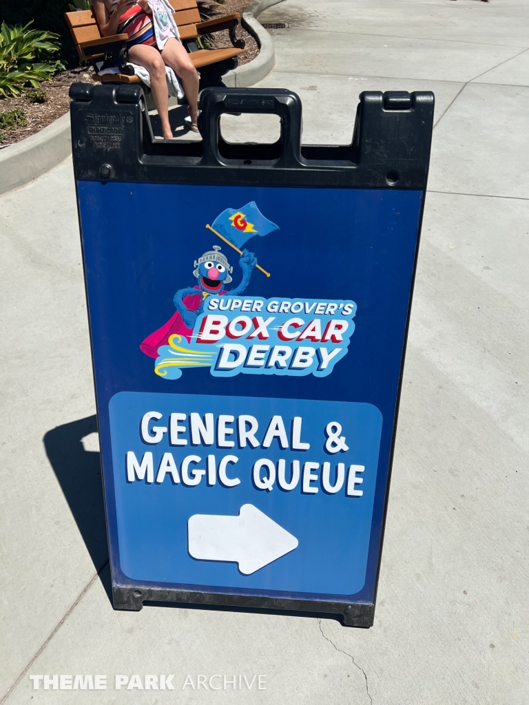 Super Grover's Box Car Derby at Sesame Place San Diego