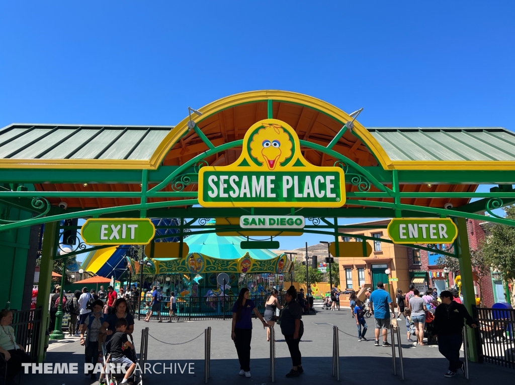 Entrance at Sesame Place San Diego