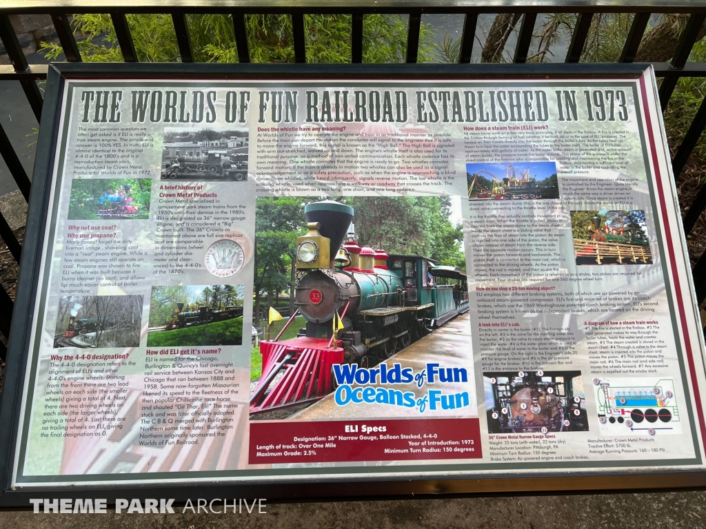 Worlds of Fun Railroad at Worlds of Fun