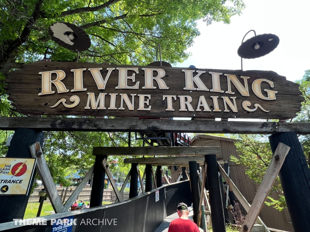 River King Mine Train at Six Flags St. Louis