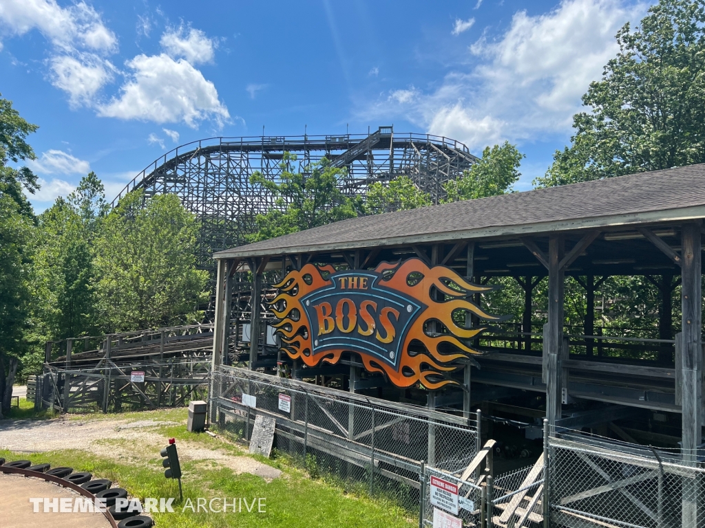 The Boss at Six Flags St. Louis Theme Park Archive