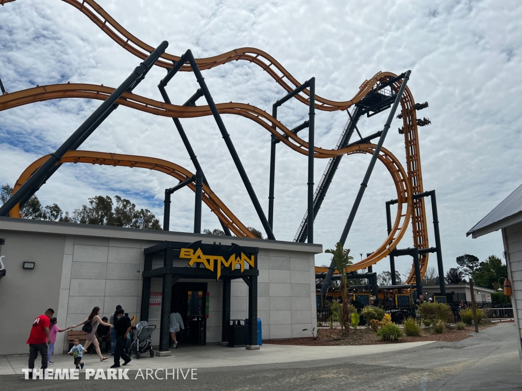 Batman The Ride at Six Flags Discovery Kingdom