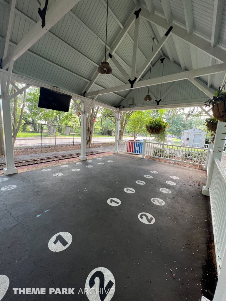 Train at Carousel Gardens Amusement Park