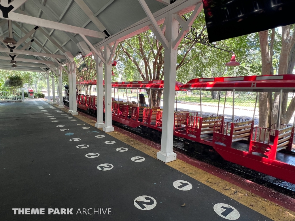 Train at Carousel Gardens Amusement Park