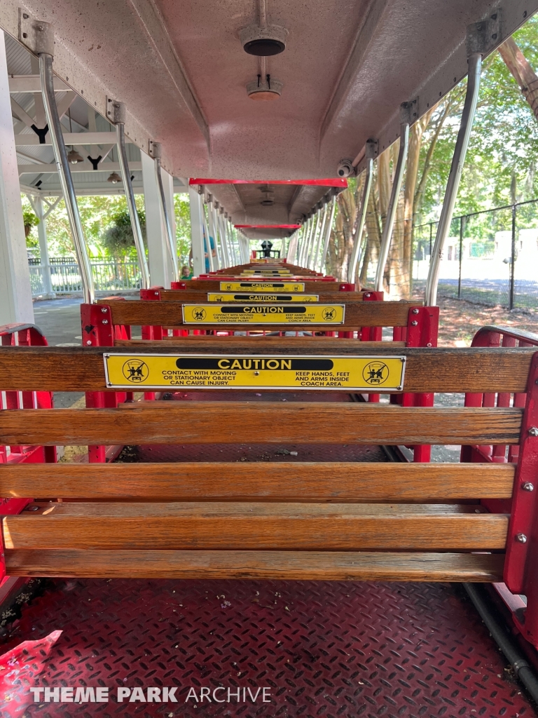 Train at Carousel Gardens Amusement Park