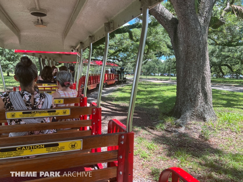 Train at Carousel Gardens Amusement Park