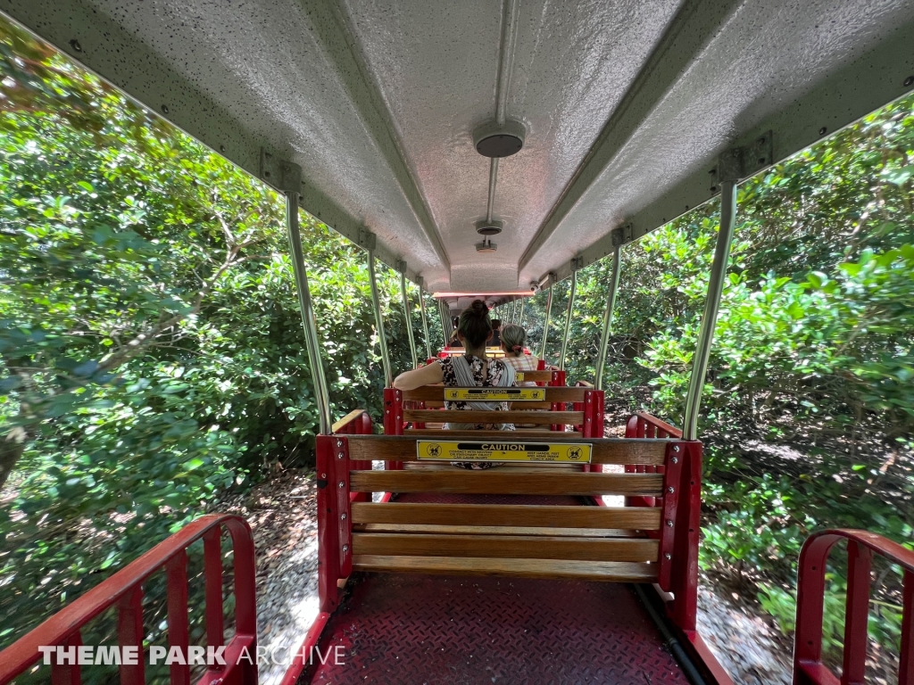 Train at Carousel Gardens Amusement Park