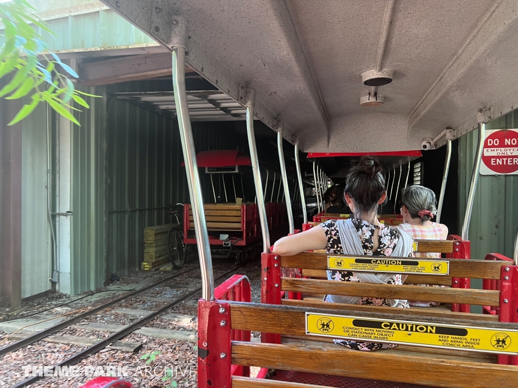 Train at Carousel Gardens Amusement Park