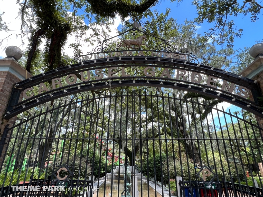 Entrance at Carousel Gardens Amusement Park