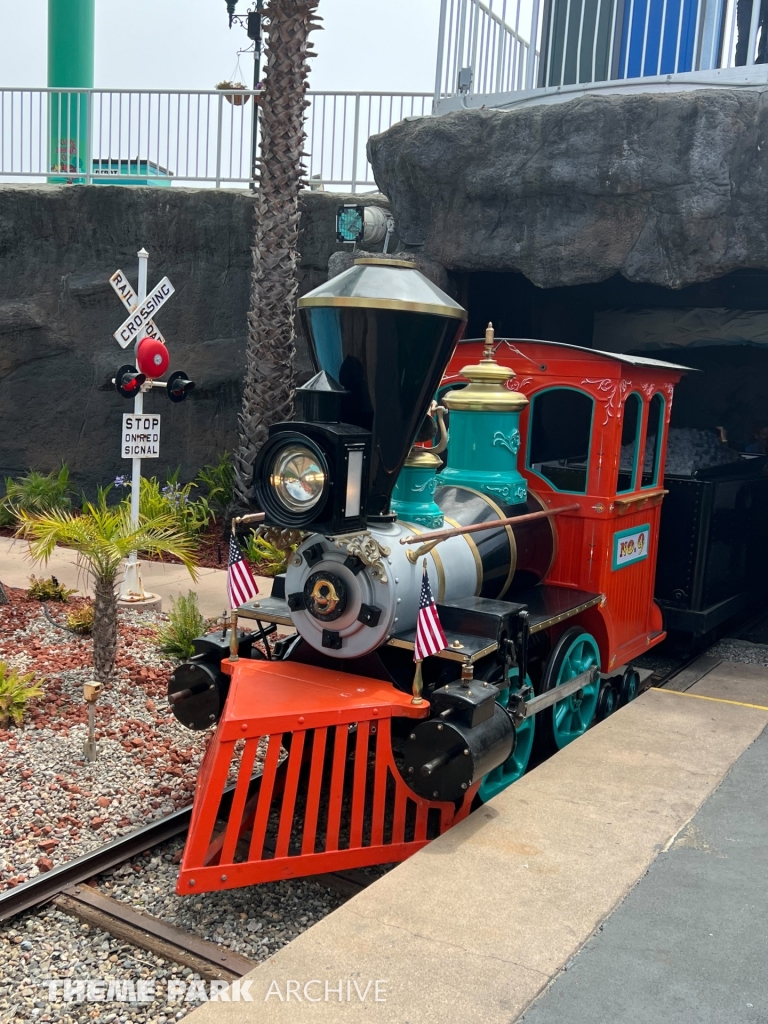 Cave Train Adventure at Santa Cruz Beach Boardwalk Theme Park