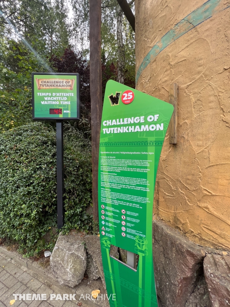 Challenge of Tutankkhamon at Walibi Belgium