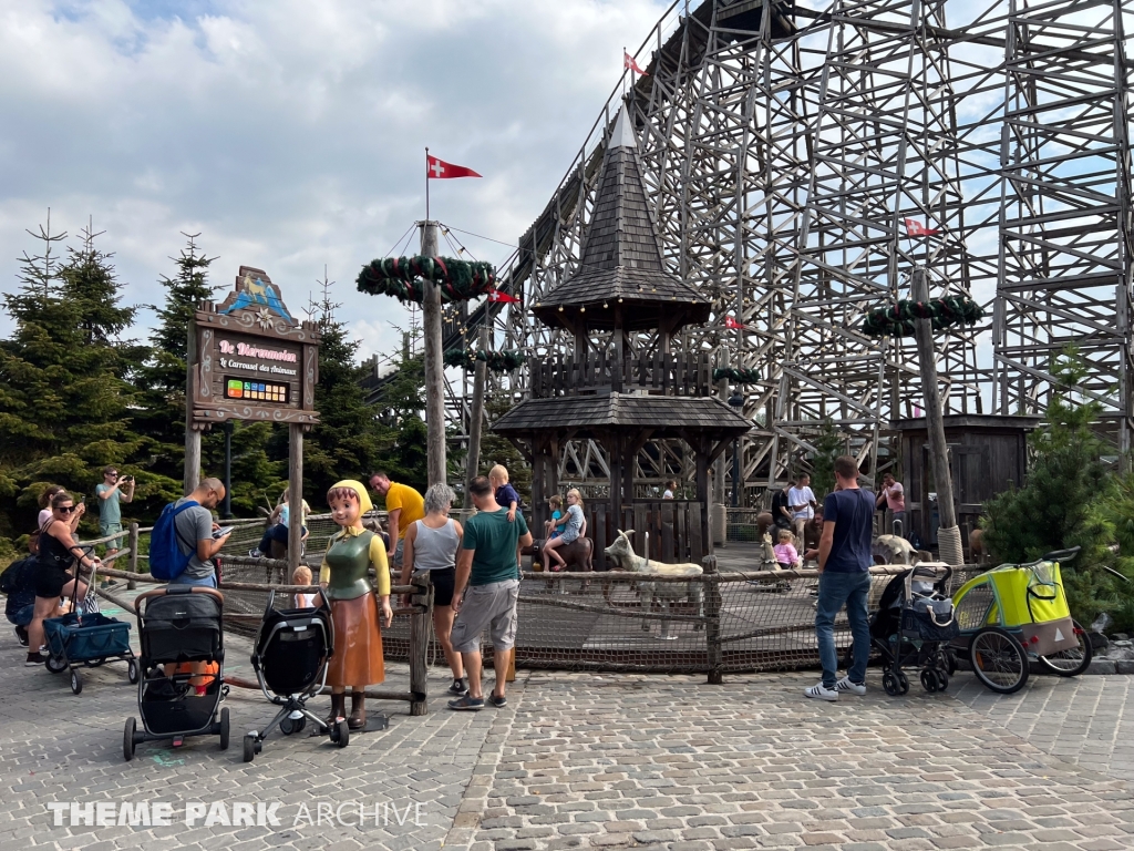 The Animal Carousel at Plopsaland De Panne