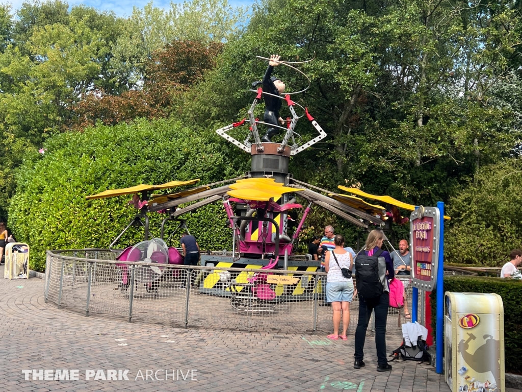 The Flying Bikes at Plopsaland De Panne