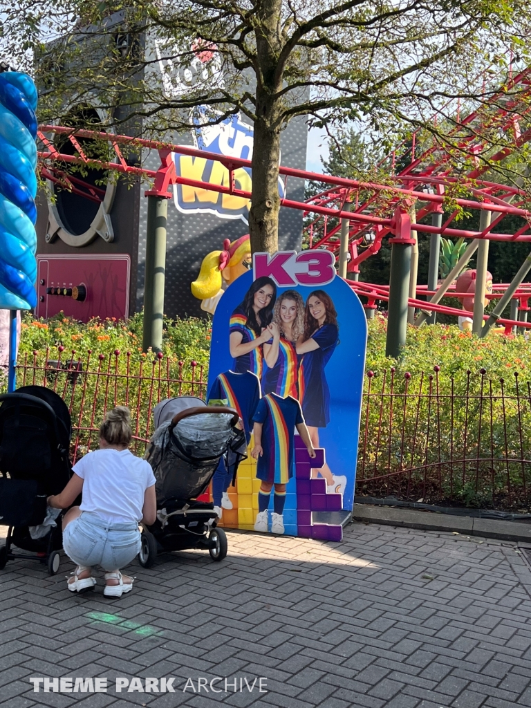 K3 Roller Skater at Plopsaland De Panne Theme Park Archive