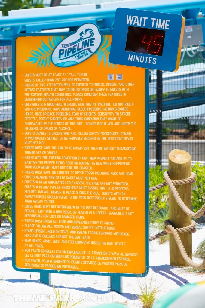 Pipeline: The Surf Coaster at SeaWorld Orlando