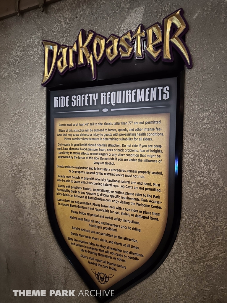 DarKoaster at Busch Gardens Williamsburg