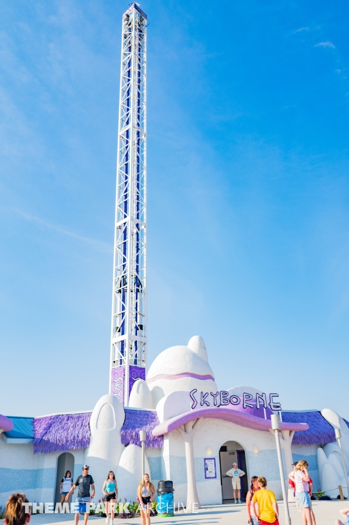 Skyborne Drop Tower at Lost Island