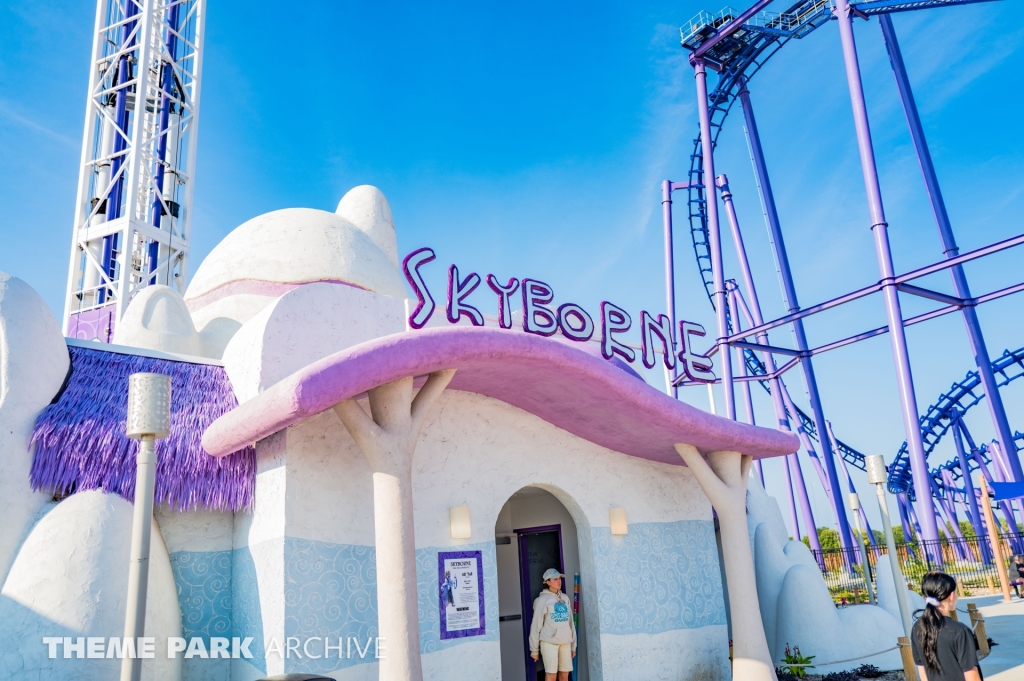 Skyborne Drop Tower at Lost Island